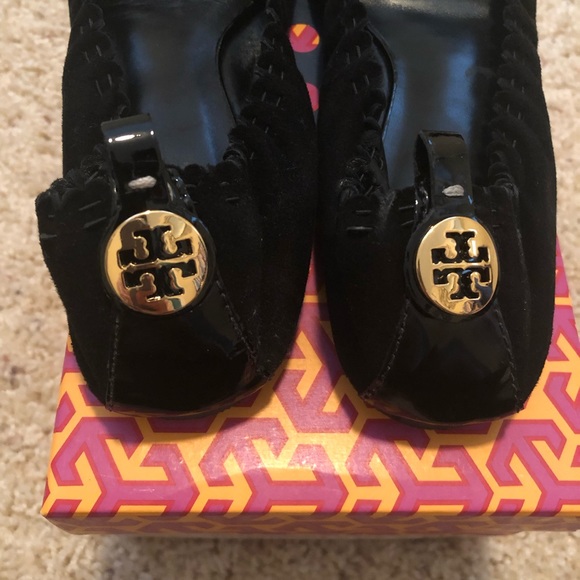 Tory Burch Suede Abbey ballet flats - Picture 4 of 4